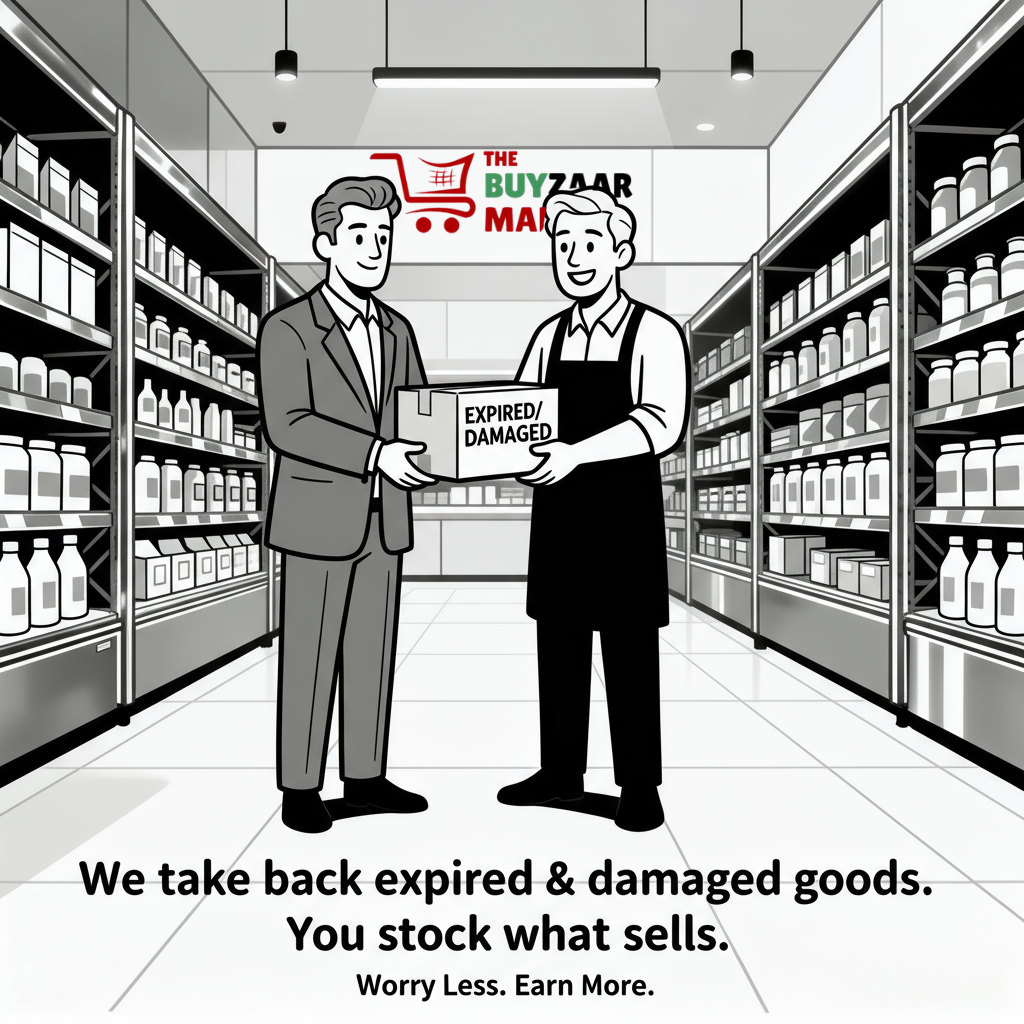 Buyzaar Mart takes back expired/damaged goods